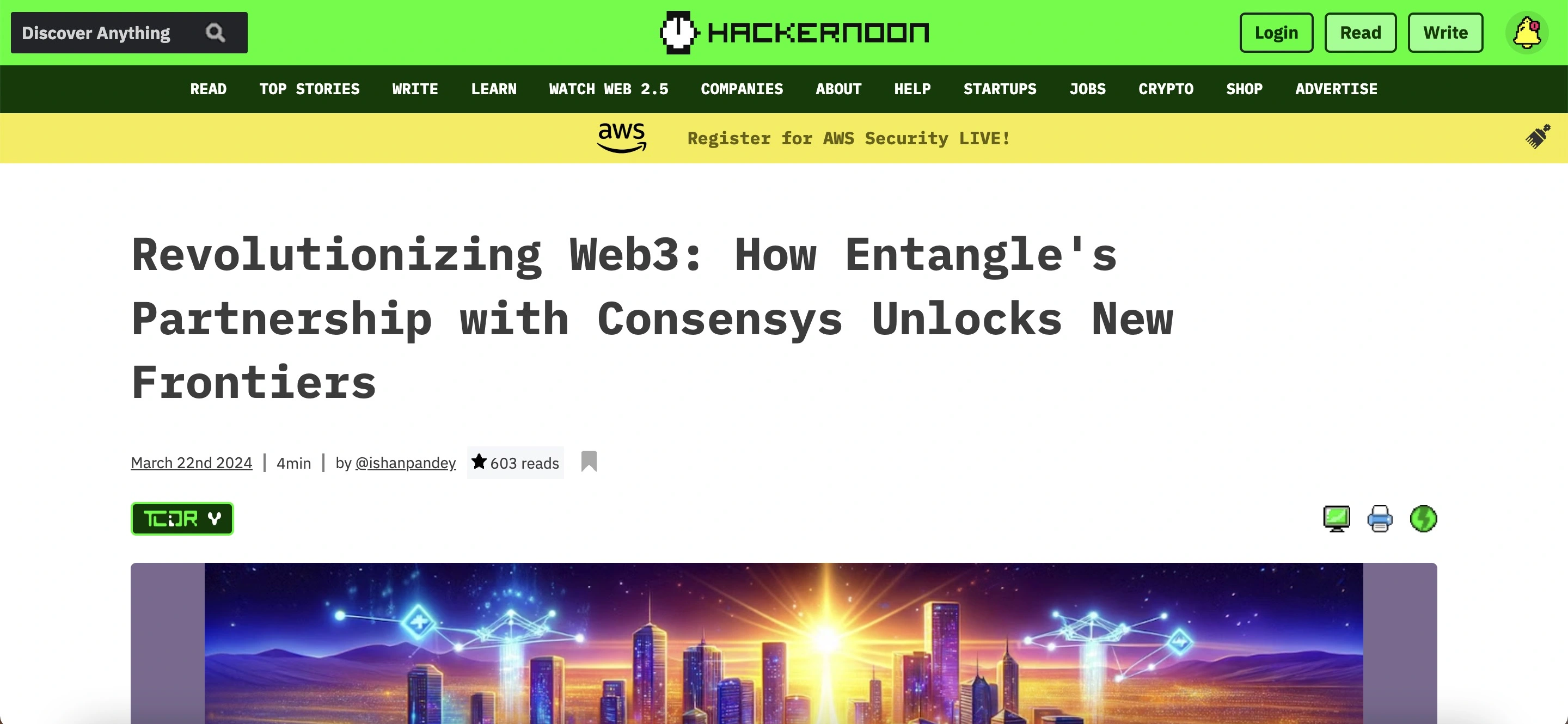 Revolutionizing Web3: How Entangle's Partnership with Consensys Unlocks New Frontiers ...